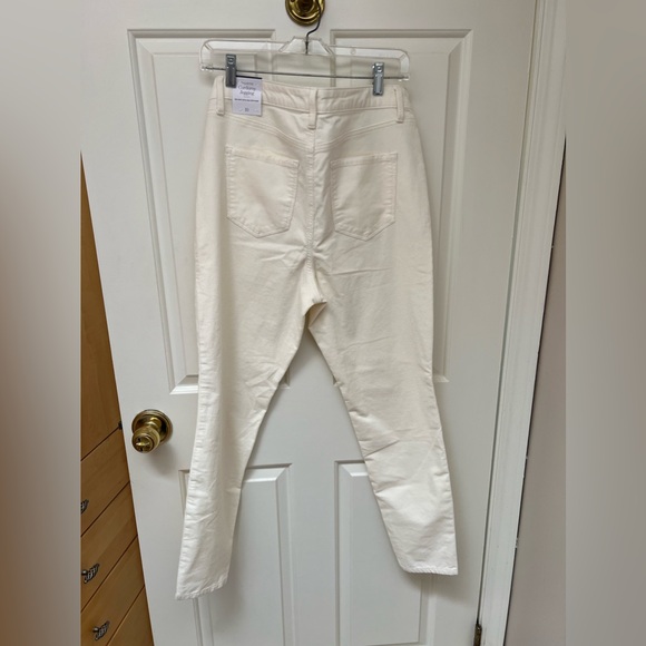 Talbots Corduroy Jeggings Winter White NWT Size 10 - Picture 11 of 11